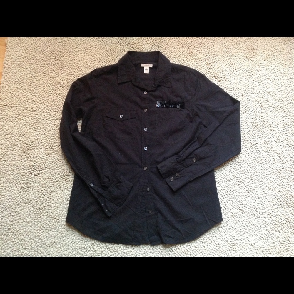 J Crew Embellished Blouse